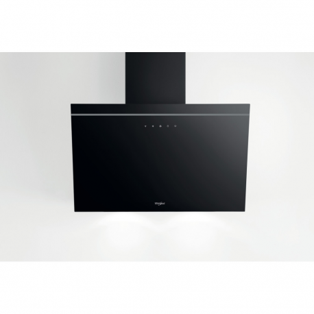 Campana decorativa WHIRLPOOL AKR 62F LT K. 60 cm, Negro,. Clase A