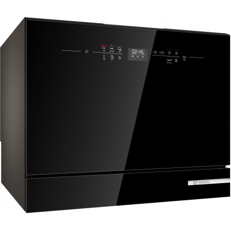 Lavavajillas Compactos BOSCH SKS6ITB00E. Menos de 8 cubiertos, Negro, Clase E