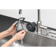 Lavavajillas integrable 45 cm AEG FSE73507P, 10 cubiertos, 3ª bandeja, Clase D