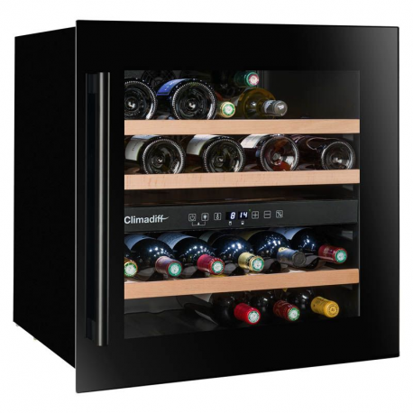 Vinoteca empotrable CLIMADIFF CBI40DB1, Cíclico, Empotrable, Clase G