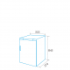 Congelador Vertical EDESA EZS-0813 WH /A. 924271335. Cíclico, Blanco, Clase E