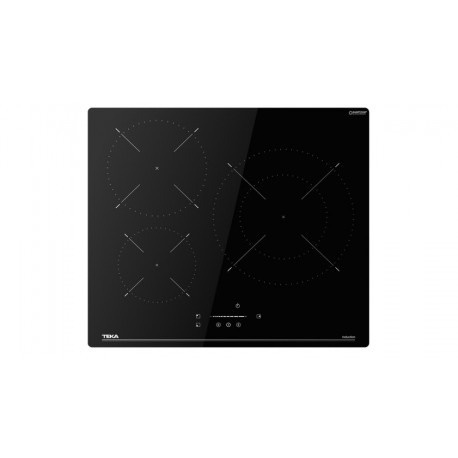 Encimera Inducción TEKA INDUCCION IBC 63110 SSM BK.112520049. 3 zonas, Negro,