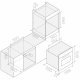 Horno multifunción ELICA VIRTUS MULTI 60 DD BL. PRF0191771A. Negro. Clase A+