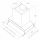 Campana Integrada  ELICA BOXIN ADV PLUS @ IX/A/90. PRF0195520. 90 cm, Integrable,. Clase A