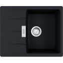 Fregadero sobre encimera FRANKE. CNG 611-62 ONYX FREG. CENTRO. 114.0691.255. Una cubeta. Escurridor. acabado sintético. Para mueble de 45