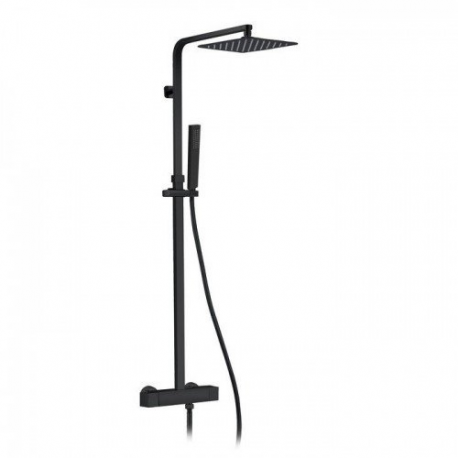Grifo GME. 3095. DUCHA QUADRA ELITE NEGRA TERMOSTATICA