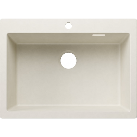 Fregadero sobre encimera BLANCO PLEON 8 BLANCO SUAVE S/ JGO DE VALVULA. 527780. Una cubeta, Blanco. Sin juego de valvulas. Para