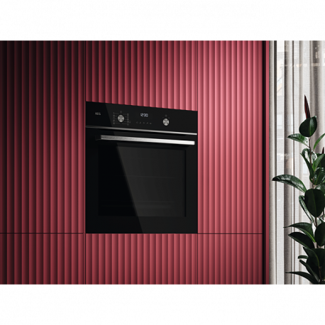 Horno multifunción AEG OS6PB511AB. Pirolítico, Negro. Clase A+