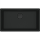 Fregadero bajo encimera FRANKE MRG 110-72 BLACK COLLEC FREG. MARIS. 125.0683.236. Una cubeta, Negro, acabado sintético