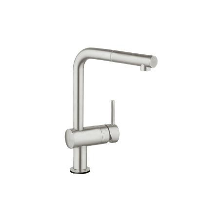 Grifo de cocina Grohe Minta monomando fregadero U-caño mate