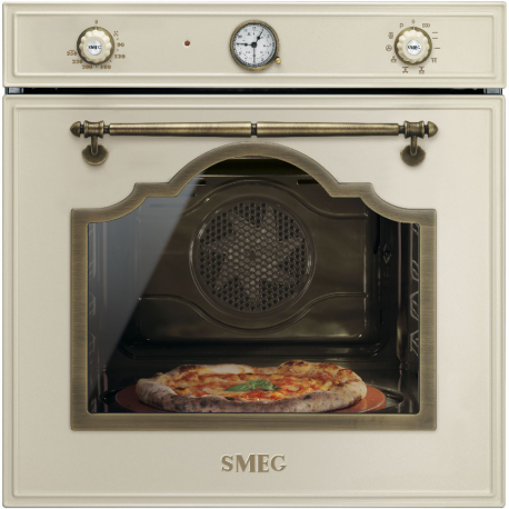 Horno multifunción  SMEG Kitchen SFP750POPZ, Pirolítico, Crema, , Clase A