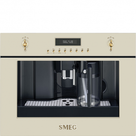 Cafetera  SMEG Kitchen CMS8451P, Integrable, Crema