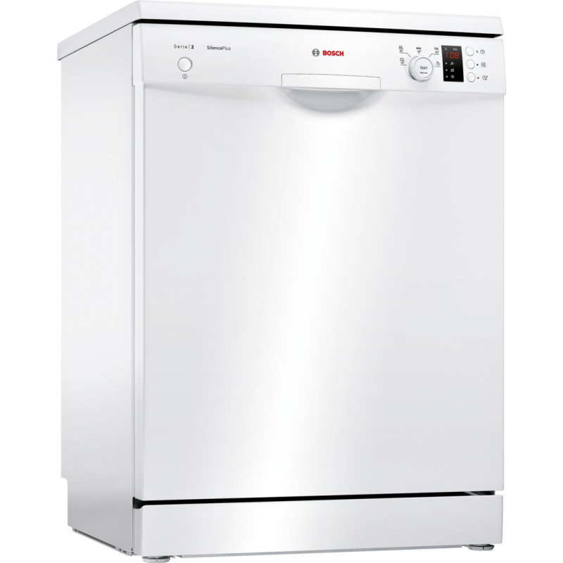 Lavavajillas libre inst 60 cm BOSCH SMS25AW05E. 12 cubiertos. Blanco. Clase  E