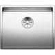 Fregadero bajo encimera BLANCO 521577 CLARON 500-U  , Una cubeta, Inoxidable, acabado acero
