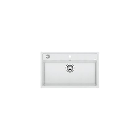 Fregadero sobre encimera BLANCO 516633 DALAGO 8  PDUR2 VALV. AUTO. BLANCO, Dos cubetas, Blanco, acabado sintético