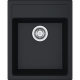 Fregadero sobre encimera FRANKE SIRIUS SID 610-40 CARBONE, Una cubeta, Negro, acabado sintético