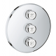 Grifo de ducha  GROHE 29122000 SmartControl 3 inversor, redondo, Cromo Mural a pared