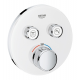 Grifo de ducha  GROHE 29151LS0 Termostato SmartControl 2, cristal blanco redondo, Blanco, termostatico Sistemas de ducha