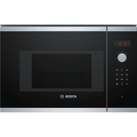 Microondas BOSCH BEL523MS0, Integrable, Con Grill, Con plato giratorio 25,5 cm.