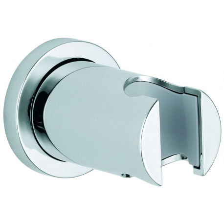 Grifo de ducha GROHE 27074000 SOPORTE MURAL PARA DUCHA FIJO, Cromo, Con equipo d