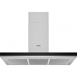 Campana decorativa SIEMENS LC96BHM50, 90 cm, Inoxidable,Clase A