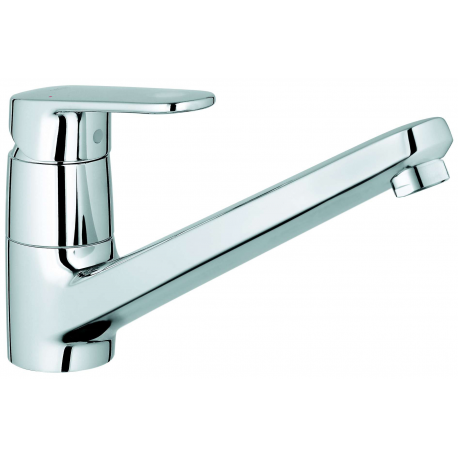 Grifo de cocina GROHE 32941002 EUROPLUS FREG.CAÑO BAJO FIJO GIRATOR, Cromo, Sobr