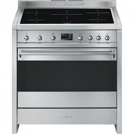 Cocina eléctrica SMEG Kitchen A1PYID-9, Más de 4 zonas, Inoxidable, Clase A+