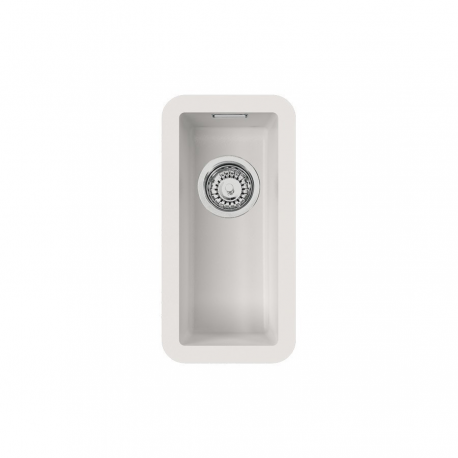 Fregadero bajo encimera FRANKE SOLID FSS-110-15 PURE, Una cubeta, Blanco, acabado sintético