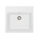 Fregadero sobre encimera FRANKE SIRIUS SID-610 BLANCO POLAR, Una cubeta, Blanco, acabado sintético