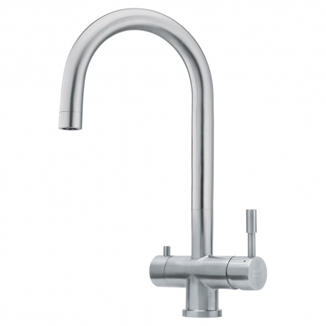 Grifo de cocina FRANKE EVOS CLEAR INOX, Inoxidable, osmotico, Sobre encimera