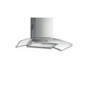 Campana decorativa TEKA NC 985 INOX CRISTAL. 40455382. Ancho 90 cm, Inoxidable,, Clase A