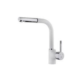 Grifo de cocina  TEKA 23938120W ARK 938, Blanco, extraible , Sobre encimera