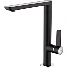 Grifo de cocina TEKA FO 915 Negro Cromo, Cromo, Sobre encimera