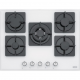Encimera a gas FRANKE FHNS 705 4G TC WH C, 5 zonas, Blanco, acabado biselado