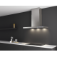 Campana decorativa PANDO P-401/90 IX 1250 ECO SEC, 90 cm, Inoxidable, Clase A+