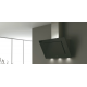 Campana decorativa PANDO P-732/90 CR.NE.BR. 850 SEC, 90 cm, Negro, Clase A