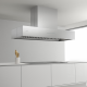 Campana isla PANDO I-1001/120 IX 1250 ECO SEC, Más de 90 cm, Inoxidable, Clase A