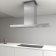 Campana isla PANDO I-861/90X60 IX 1250 ECO INT., 90 cm, Inoxidable, Clase A+