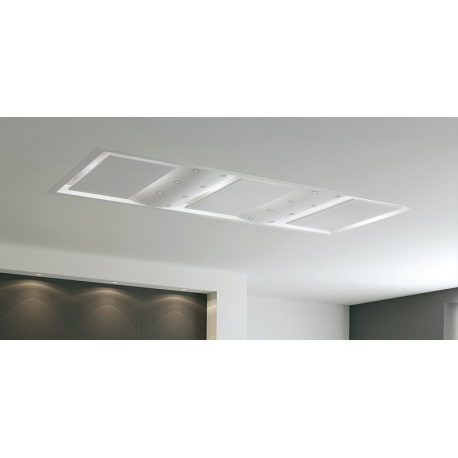 Campana de techo PANDO E-250/130 BL V.1000 ECO INT, Más de 90 cm, Blanco, Clase