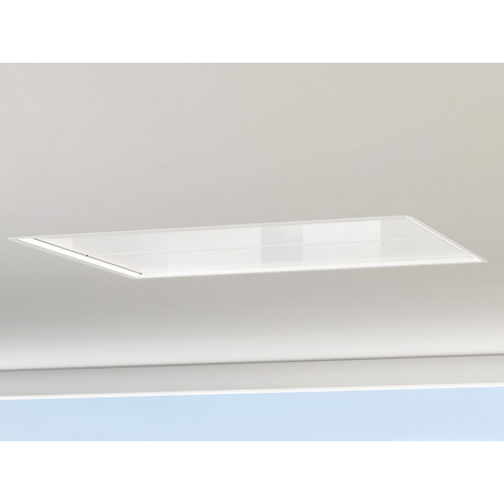 Campana de techo  PANDO  E-237/130X75 CR.BL V.1130 ECO PLUS , 90 cm, Blanco, Clase B