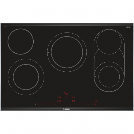 Encimera inducción BOSCH PKM875DP1D, Flexible, Negro, acabado premium,
