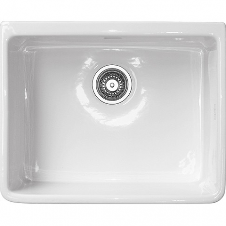 Freg.1cbta. sobre marmol Franke BELFAST710 BLANCO PORCXELANA