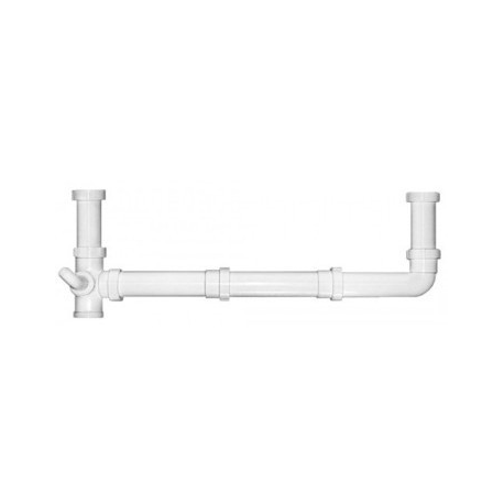 Accesorio para fregadero  BLANCO 224044 CONEXION DESAGÜE 2 CUBETAS
