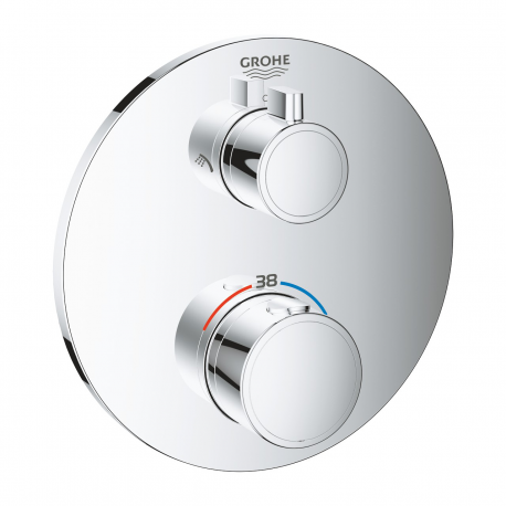 Grifo de ducha GROHE 24076000 Grohtherm Termostato Round de 2 vías