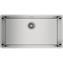 Fregadero bajo encimera TEKA BE LINEA RS15 71.40 3œ C/REB SF. 115000004, Una cubeta, Inoxidable