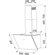 Campana decorativa MEPAMSA CUADRO 90 BLANCA, 90 cm, Blanco,. 330.0571.787