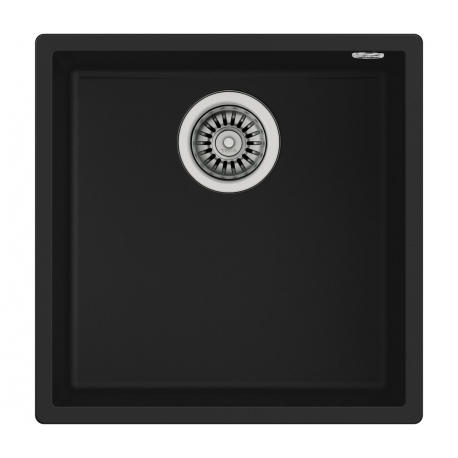 Fregadero bajo encimera TEKA SQUARE 40.40 TG  NEGRO. 115230025. (sustituye a RADEA 400.400 NEGRO METALICO)