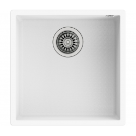 Fregadero bajo encimera TEKA SQUARE 40.40 TG  BLANCO ARTICO. 115230029. (sustituye a RADEA 400.400 BLANCO)