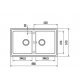 Fregadero sobre encimera TEKA STONE 90 B-TG 2C V.AUTO BLANCO. 115260012. (sustituye a UNIVERSO 90 GT 2C BLANCO)