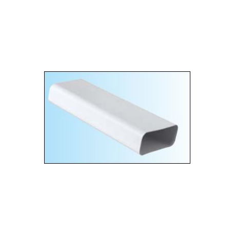 TECSY-AIR TEC400-1 OPTIMO 125 tubo rectangular  150x70 1m bl.